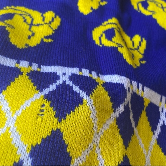 Los Angeles Rams Busy Block Snowfall Sweater, Medium - Picture 9 of 12